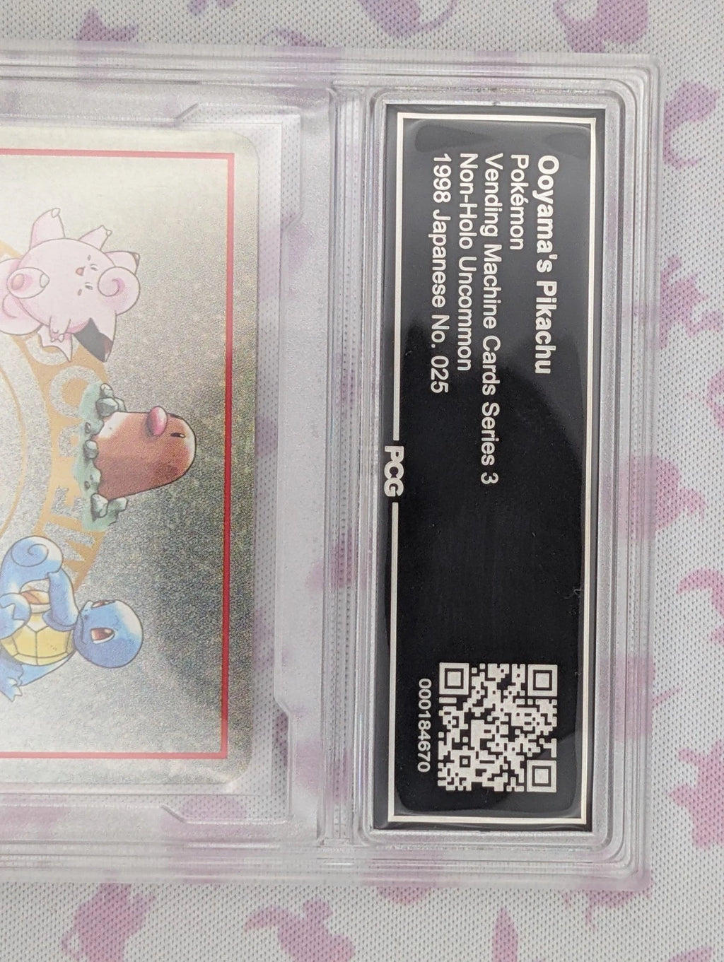 1998 - OOYAMA'S PIKACHU #25 Japanese Vending Series III - Mint - (PCG 9)