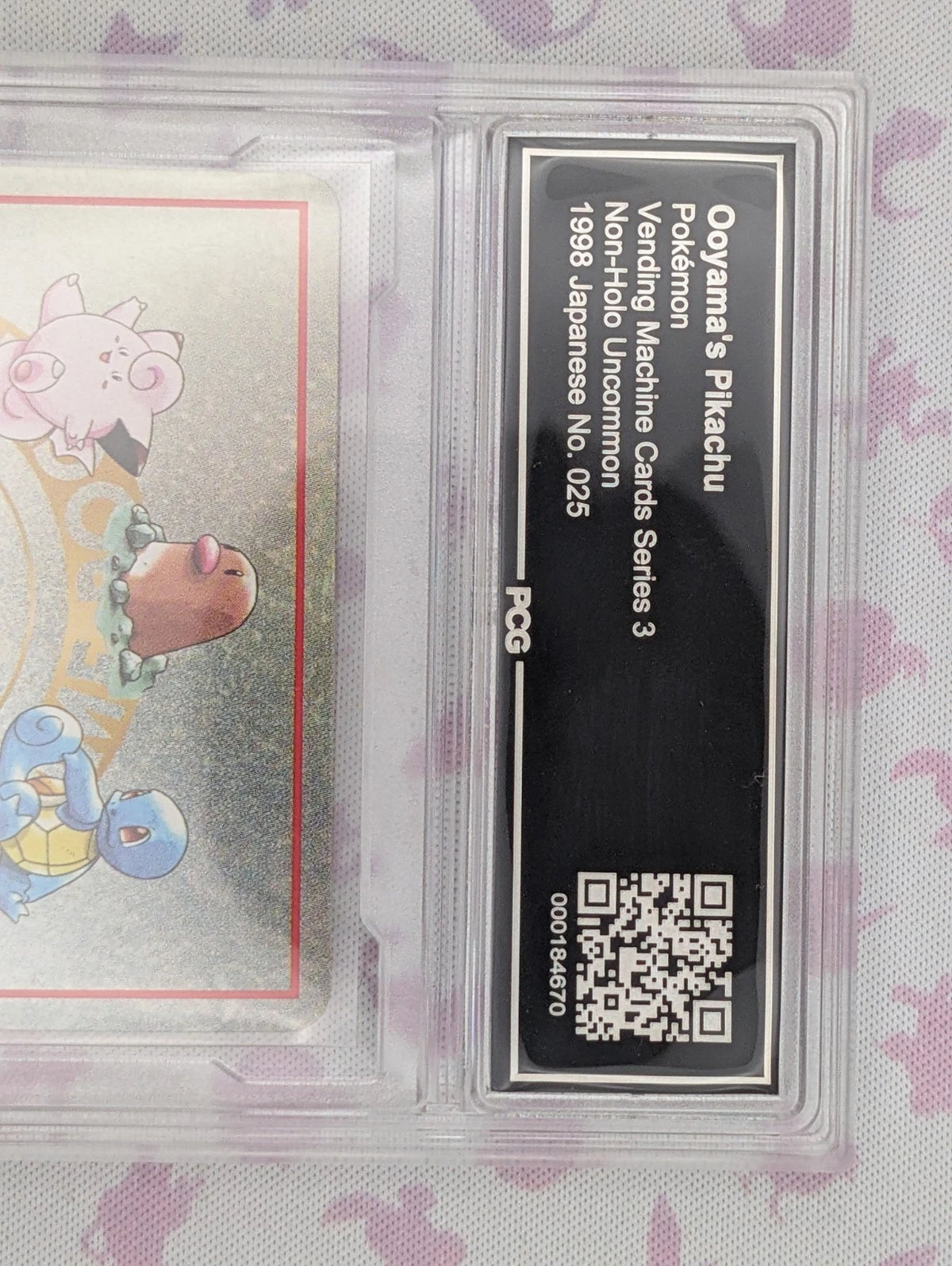 1998 - OOYAMA'S PIKACHU #25 Japanese Vending Series III - Mint - (PCG 9)